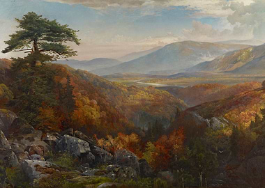 Autumnal Landscape Painting