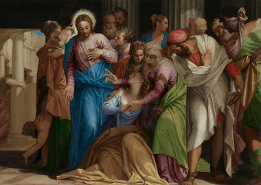 Jesus Healing the Woman with Issue