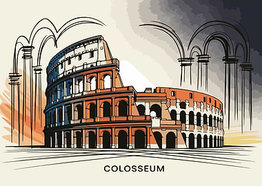 Colosseum Illustration