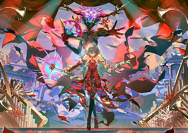 Girl with Guardian Spirit