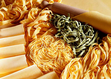 Assorted Pasta with Rolling Pin