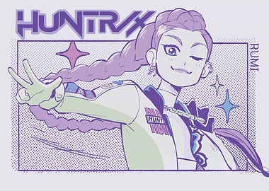 HUNTRX Rumi Poster – Stylish Anime-Inspired Art