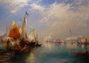 Venice Canal Scene Painting