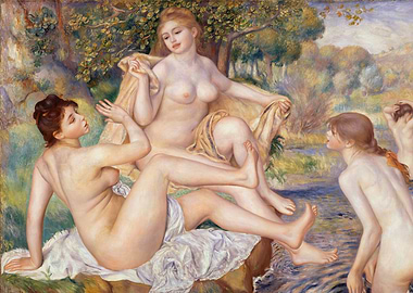 Bathers by Pierre-Auguste Renoir