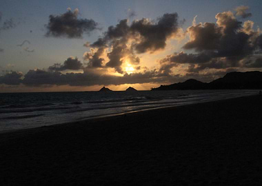 Kanenelu Beach at Sunrise