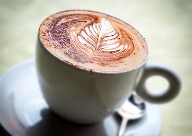 Cappuccino Cup Close-Up