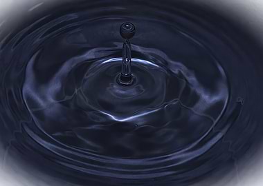 Water Drop Impact Ripples