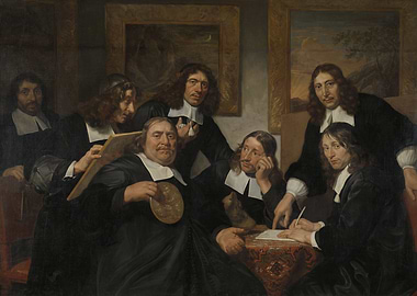 Group Portrait of Men in Black