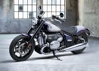 BMW R18 Motorcycle Studio Shot