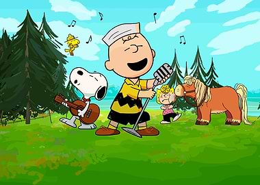 Peanuts Gang Musical Performance