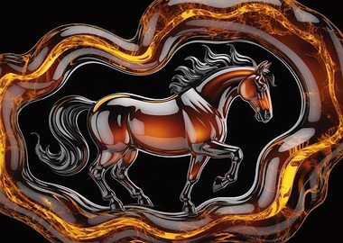 Horse in Amber