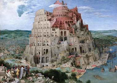 Tower of Babel Painting by Pieter Bruegel