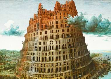 Tower of Babel Painting