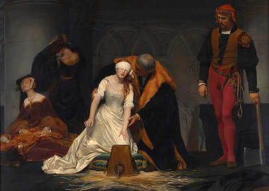 The Execution of Lady Jane Grey Painting