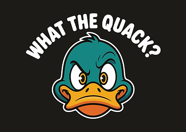 What the Quack Angry Duck Cartoon