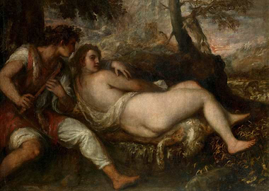 Pastoral Scene with Nude and Musician