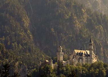 Neuschwanstein Castle in Bavaria, Germany