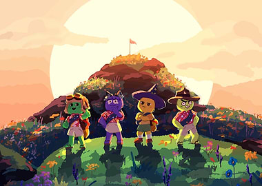 Monster Scouts on a Hilltop Adventure