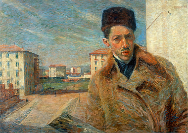 Self-Portrait by Umberto Boccioni