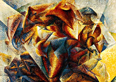 Abstract Horse Painting by Umberto Boccioni