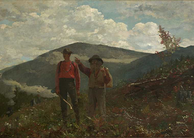 Guides in the Wilderness Painting