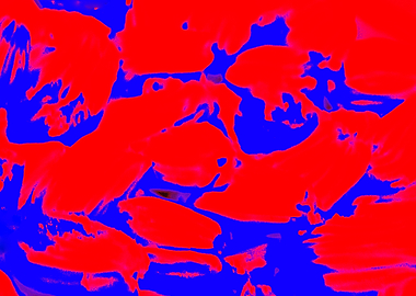 Abstract Red and Blue Pattern