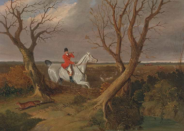 Fox Hunt Painting