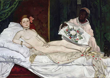 Olympia by Édouard Manet painting