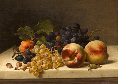 Still Life with Fruit Painting