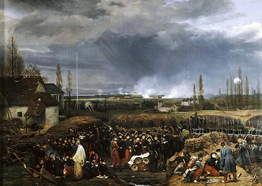 Military Scene Painting