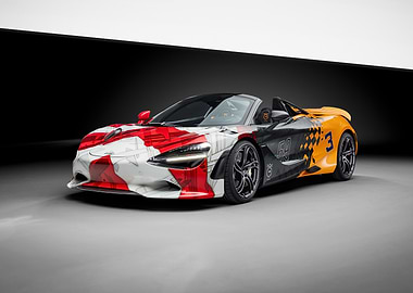 McLaren 720S with custom livery