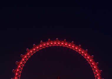 london eye at night