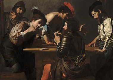 The Cardsharps by Caravaggio