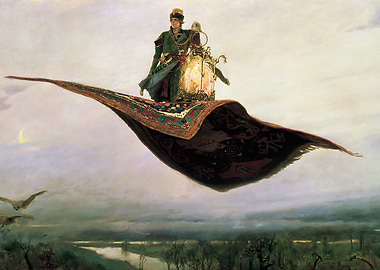 Flying Carpet Painting