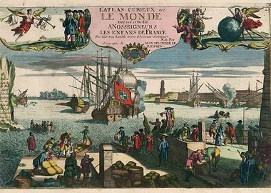 Antique Map: L'Atlas Curieux ou Le Monde