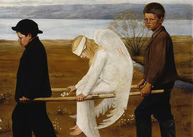 The Wounded Angel by Hugo Simberg