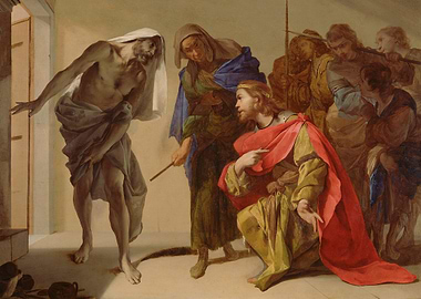 Historical Painting of a Biblical Scene
