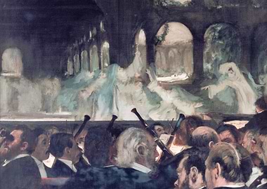 Orchestra and Ballet Painting