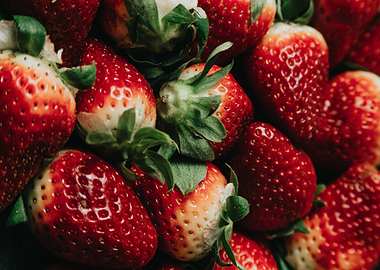 Fresh Strawberries Close-Up