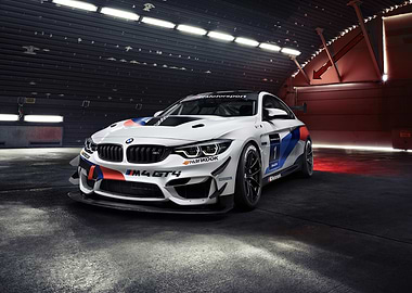 BMW M4 GT4 Race Car