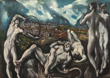 Laocoön and his Sons painting