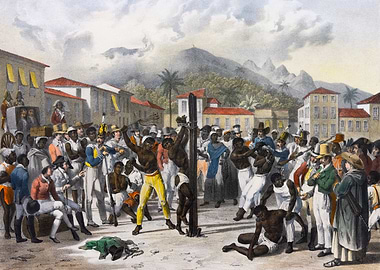 Historical Scene of Public Punishment