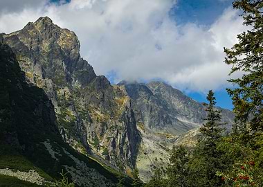 Mountain Landscape in the High Tatras