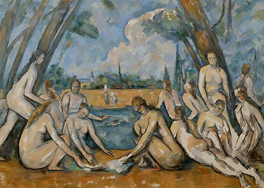 The Bathers by Paul Cézanne