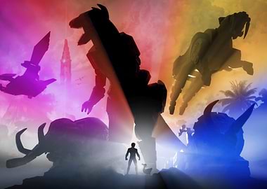 Man vs. Giant Monsters