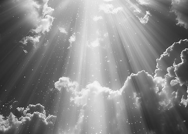 Sky with Light Rays