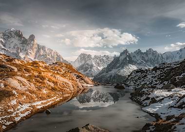 Mountain Lake Reflection