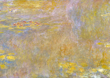 Monet's Water Lilies Painting