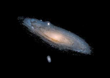 Andromeda Galaxy in Deep Space M31