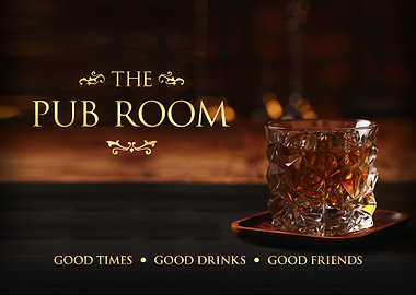 The Pub Room Whiskey Glass